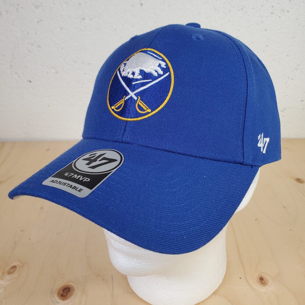 Buffalo Sabres Cap '47 Brand MVP Blue Adjustable Wool Hat NHL Hockey OSFA